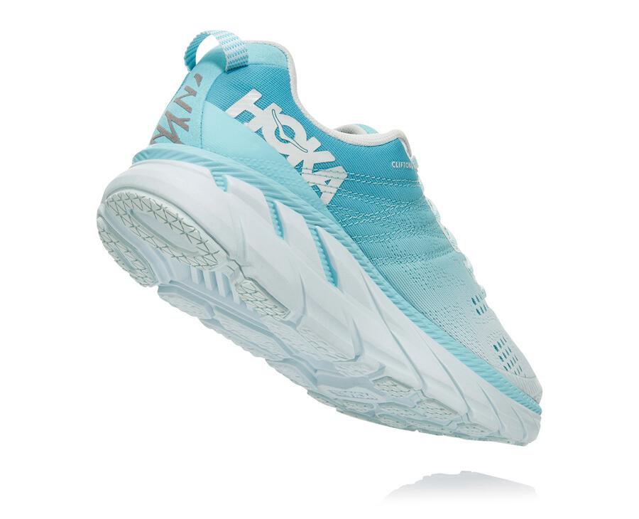 Hoka One One Vandresko Dame - Clifton 6 - Blå/Hvide - 210368ZKP